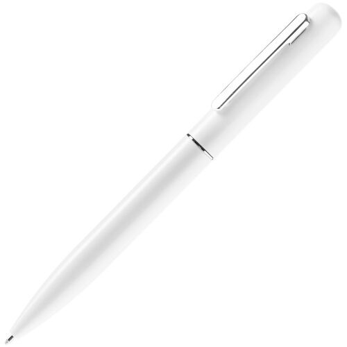 Ручка шариковая Scribo, матовая белая 1