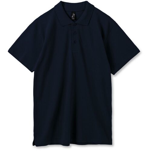 Рубашка поло мужская Summer 170 темно-синяя (navy), размер M 1