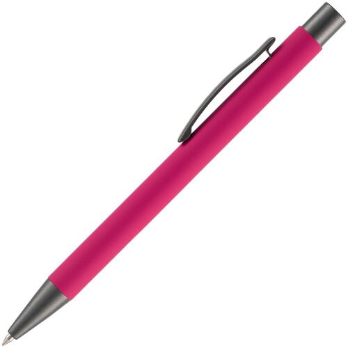 Ручка шариковая Atento Soft Touch, розовая 2