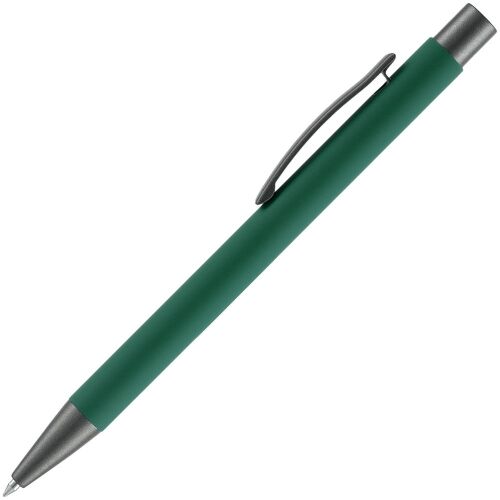 Ручка шариковая Atento Soft Touch, зеленая 2