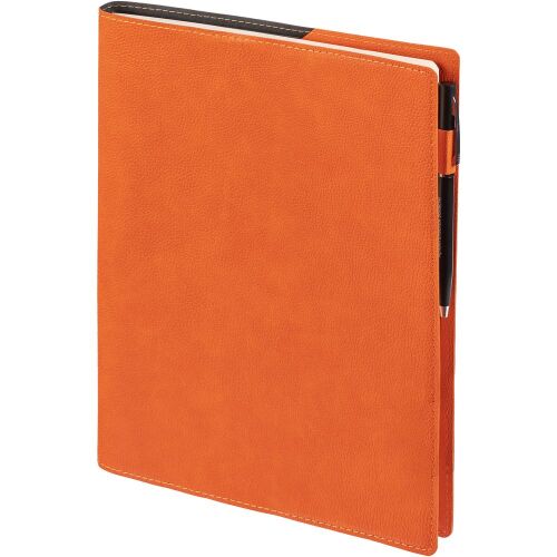 Ежедневник в суперобложке Brave Book, недатированный, оранжевый 1