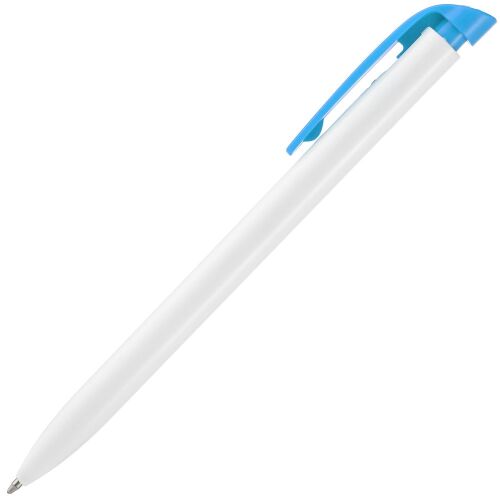Ручка шариковая Favorite, белая с голубым 2