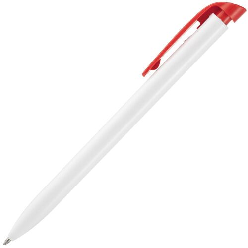 Ручка шариковая Favorite, белая с красным 2