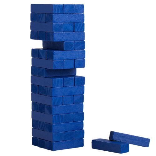 Игра «Деревянная башня мини», синяя 1