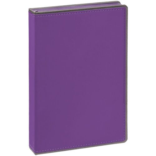 Ежедневник Frame, недатированный, фиолетовый с серым 1