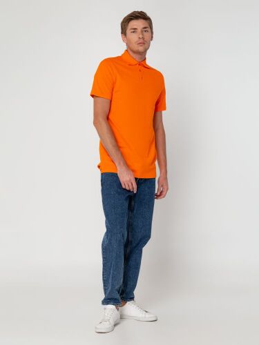 Рубашка поло мужская Virma light, оранжевая, размер M 7