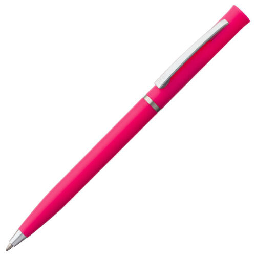 Ручка шариковая Euro Chrome, розовая 1