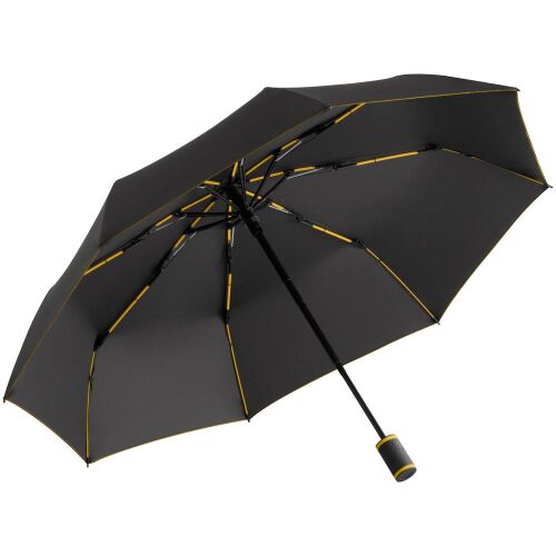 Зонт складной AOC Mini с цветными спицами, желтый 1