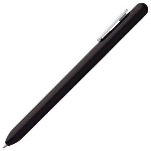 Ручка шариковая Swiper, черная с белым 3