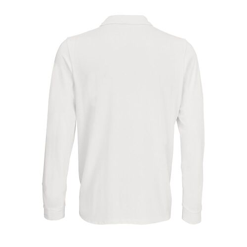 Рубашка поло с длинным рукавом Prime LSL, белая, размер XS 3