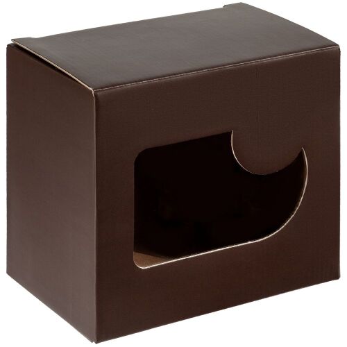 Коробка с окном Gifthouse, коричневая 1