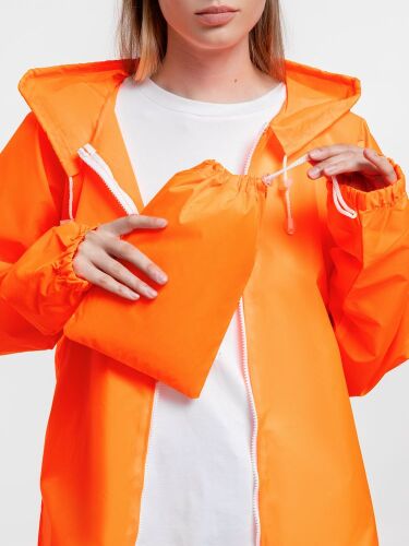 Дождевик Rainman Zip, оранжевый неон, размер S 6