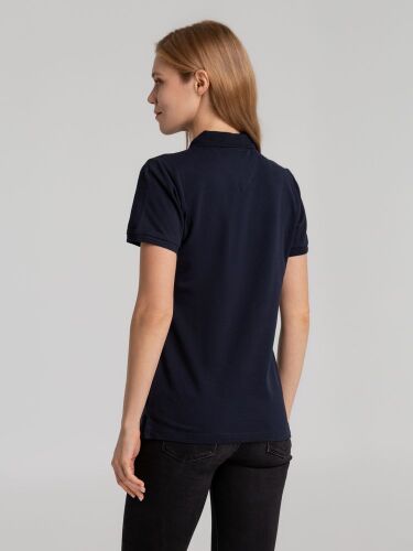 Рубашка поло женская Sunset темно-синяя, размер XXL 5