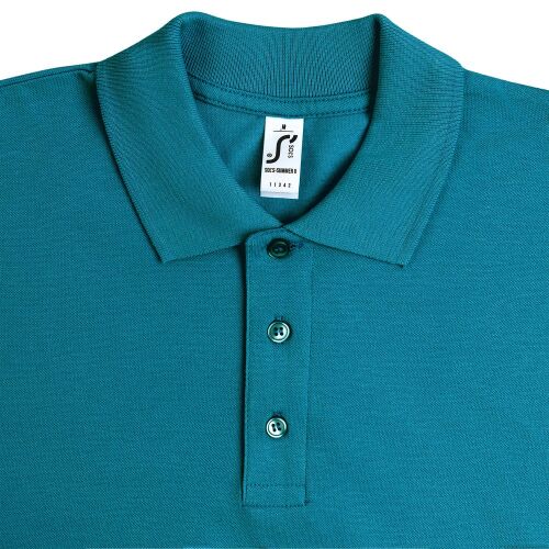 Рубашка поло мужская Summer 170, винтажный синий, размер XS 3