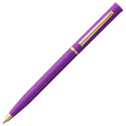 Ручка шариковая Euro Gold, фиолетовая 3