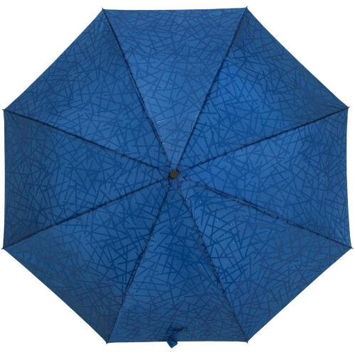 Складной зонт Magic с проявляющимся рисунком, синий 1