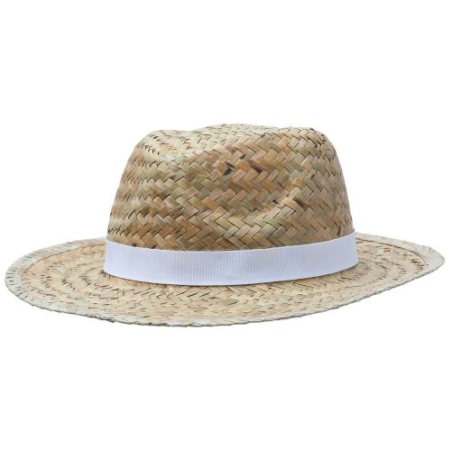 Шляпа Daydream, бежевая с белой лентой 1