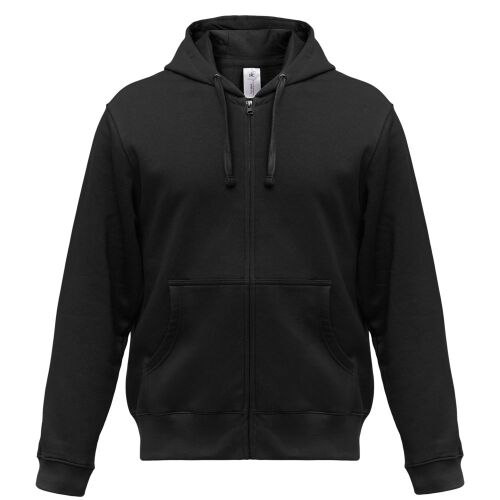 Толстовка мужская Hooded Full Zip черная, размер L 1