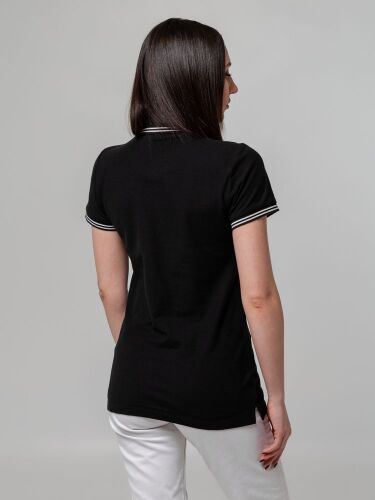 Рубашка поло женская Virma Stripes Lady, черная, размер XL 6