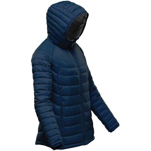 Куртка компактная женская Stavanger темно-синяя с серым, размер  1