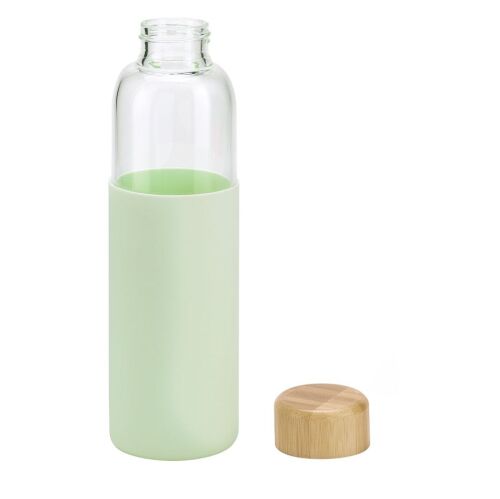 Бутылка для воды Dakar, прозрачная с зеленым 2