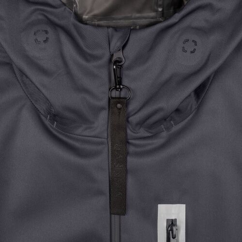 Куртка унисекс Shtorm темно-серая (графит), размер S 10
