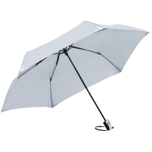 Зонт складной Safebrella, серый 2