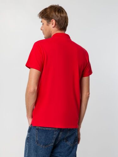 Рубашка поло мужская Spring 210 красная, размер M 5