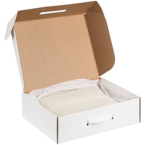 Коробка самосборная Light Case, белая, с белой ручкой 3