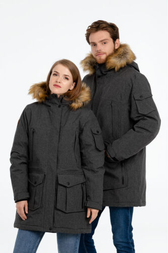 Куртка парка женская Explorer серый меланж, размер XS 7