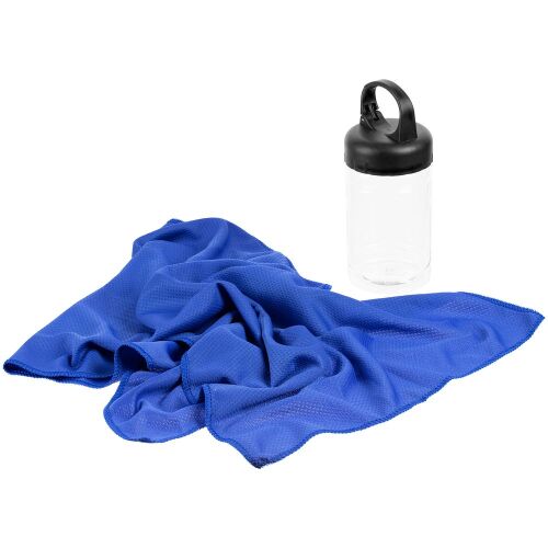Охлаждающее полотенце Frio Mio в бутылке, синее 2