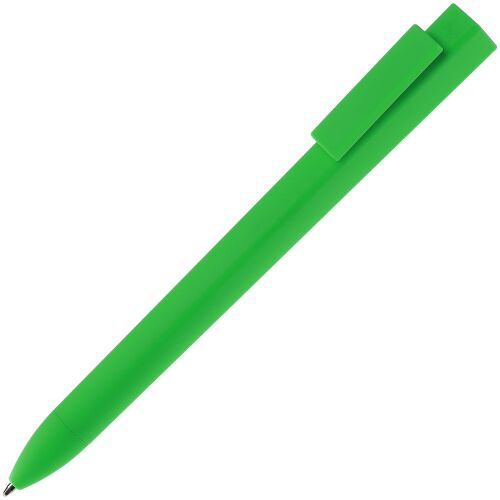 Ручка шариковая Swiper SQ Soft Touch, зеленая 1