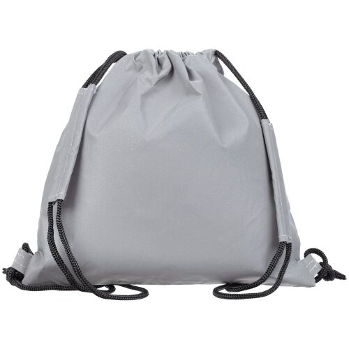 Детский рюкзак-мешок Manifest из светоотражающей ткани, серый 1