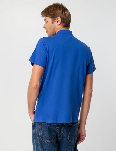 Рубашка поло мужская Summer 170 ярко-синяя (royal), размер S 5