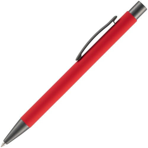 Ручка шариковая Atento Soft Touch, красная 2