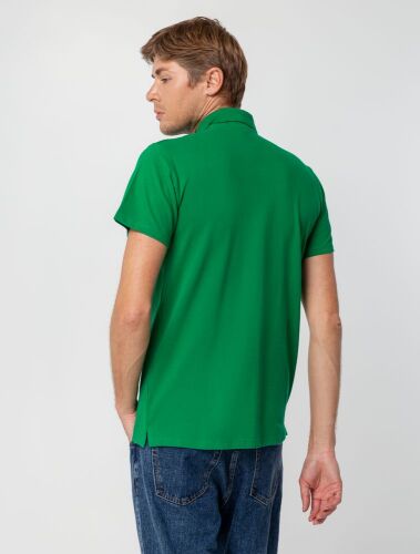 Рубашка поло мужская Spring 210 ярко-зеленая, размер S 5