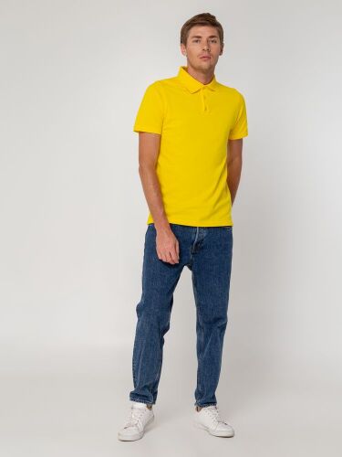Рубашка поло мужская Virma light, желтая, размер M 7