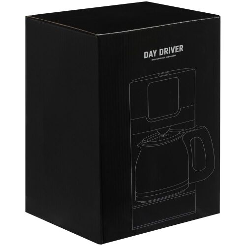 Электрическая кофеварка DayDriver, черно-серебристая 7