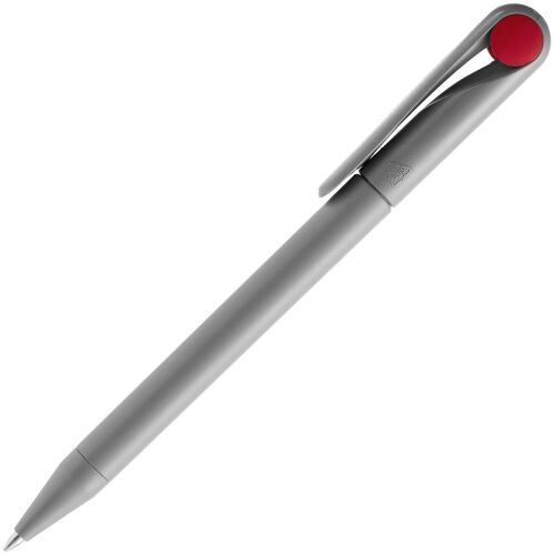 Ручка шариковая Prodir DS1 TMM Dot, серая с красным 2