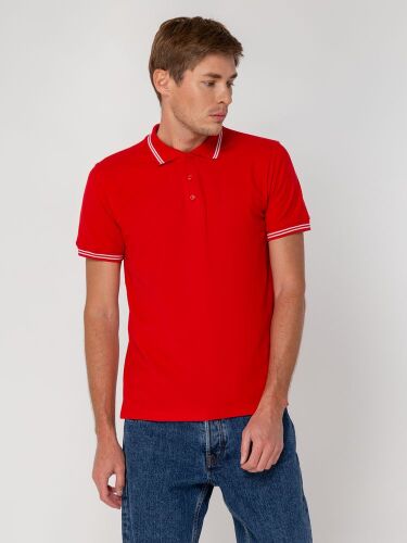 Рубашка поло Virma Stripes, красная, размер L 4