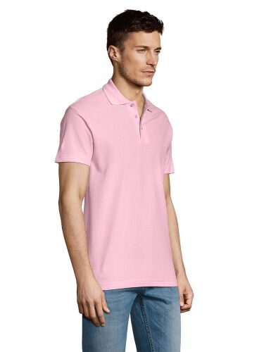 Рубашка поло мужская Summer 170 розовая, размер M 5