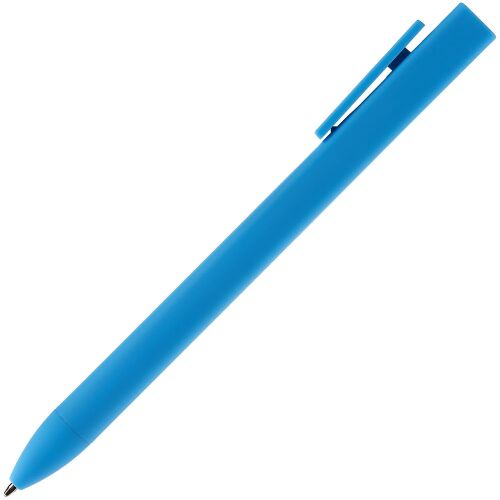 Ручка шариковая Swiper SQ Soft Touch, голубая 3