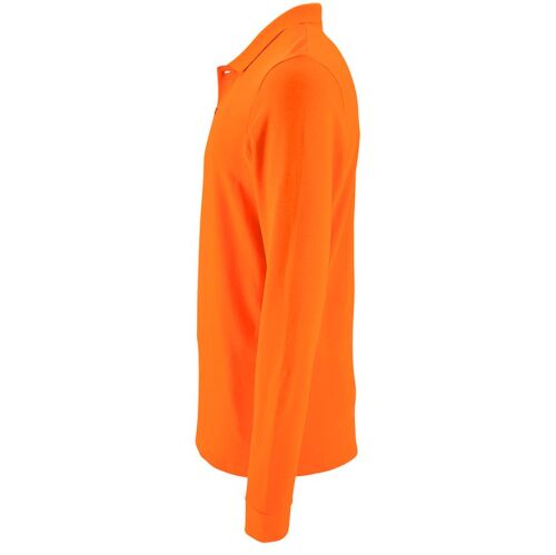 Рубашка поло мужская с длинным рукавом Perfect LSL Men оранжевая 3