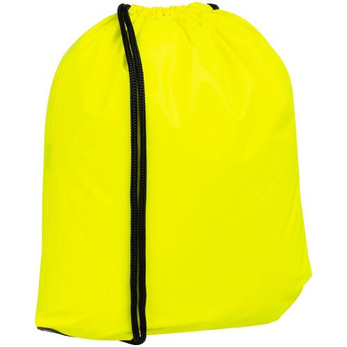 Рюкзак-мешок Manifest Color из светоотражающей ткани, желтый нео 1