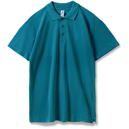 Рубашка поло мужская Summer 170, винтажный синий, размер XXL 1