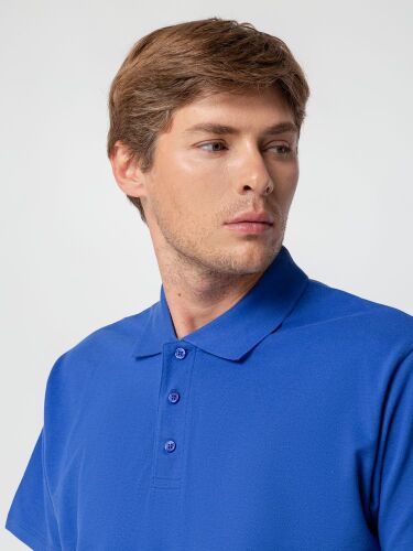 Рубашка поло мужская Spring 210 ярко-синяя (royal), размер L 6
