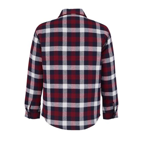 Куртка-рубашка оверсайз унисекс Noah, бордовая, размер M/L 2