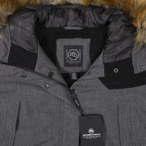 Куртка парка женская Explorer серый меланж, размер XS 8
