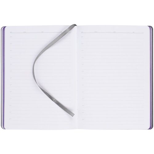 Ежедневник Frame, недатированный, фиолетовый с серым 6