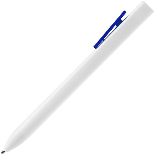 Ручка шариковая Swiper SQ, белая с синим 2